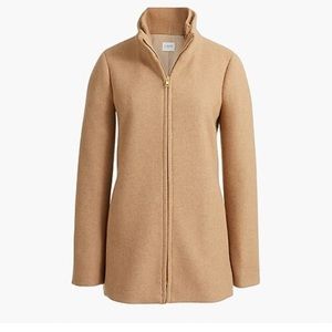 NWT J.Crew Heather Acorn Village Coat Size 8